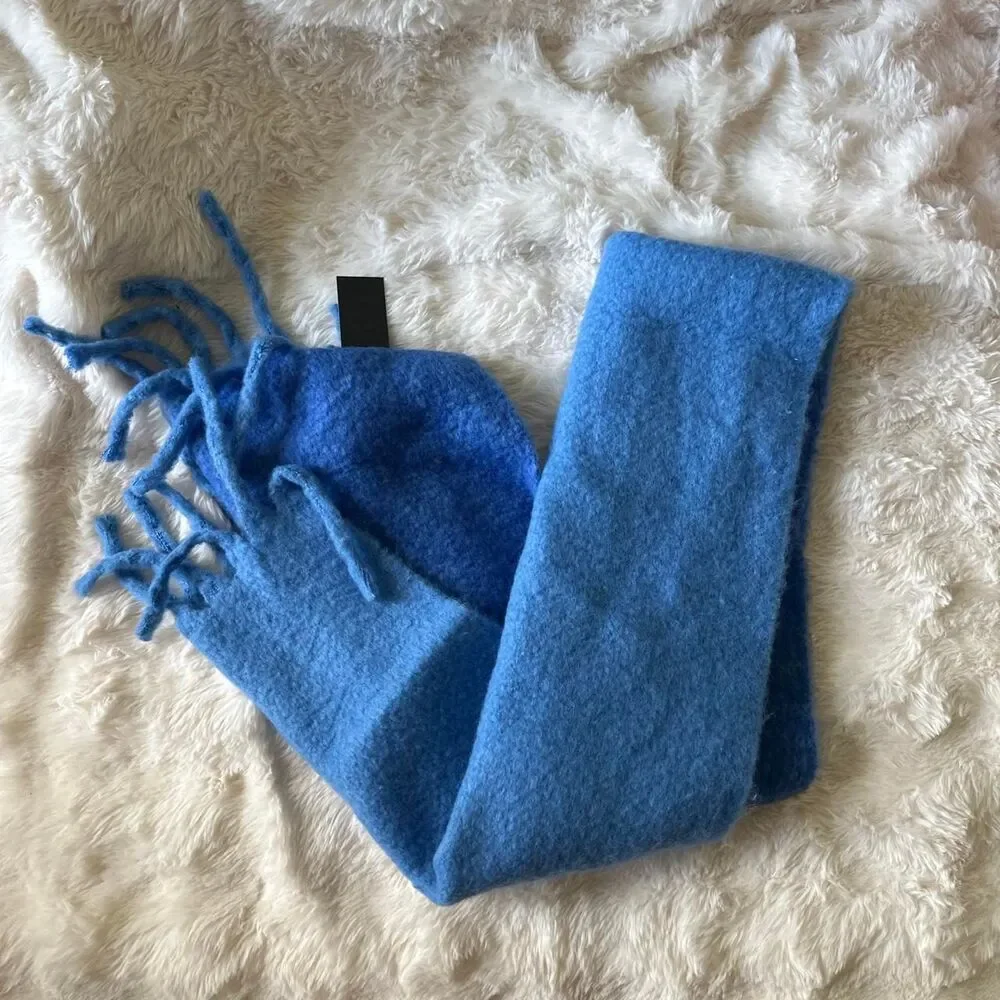 Unbranded Women's Blue Scarf-wraps